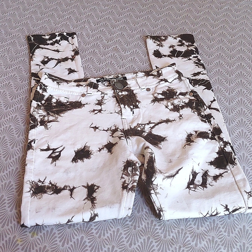 Clear Rock 5 Pocket Tie-dyed Jeggins (Tie-dyed) *NWOT